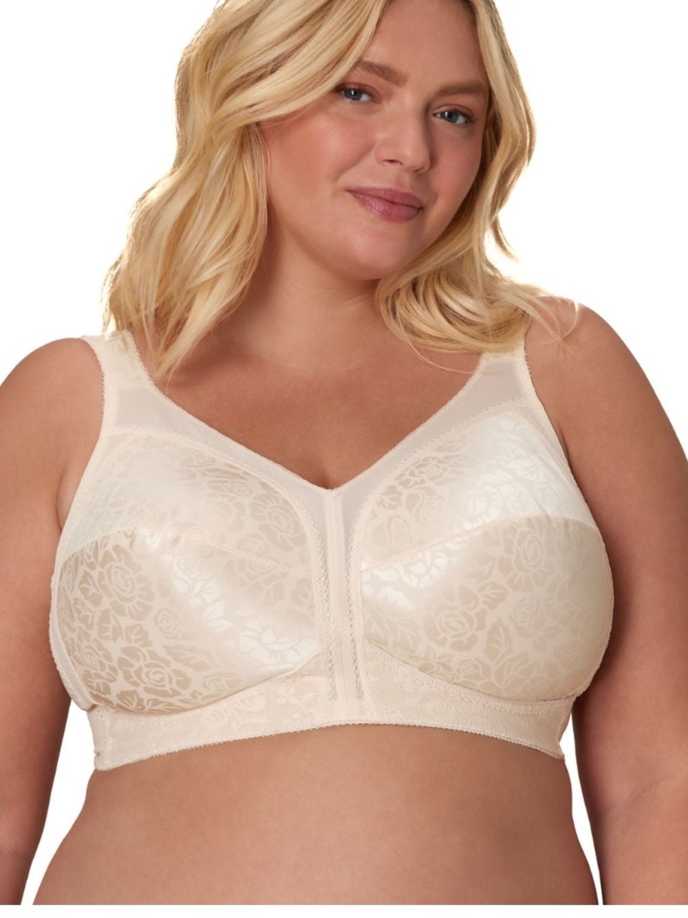 B03. Playtex (P4693) 18 Hour Firm Support Bra - Beige - 40DD